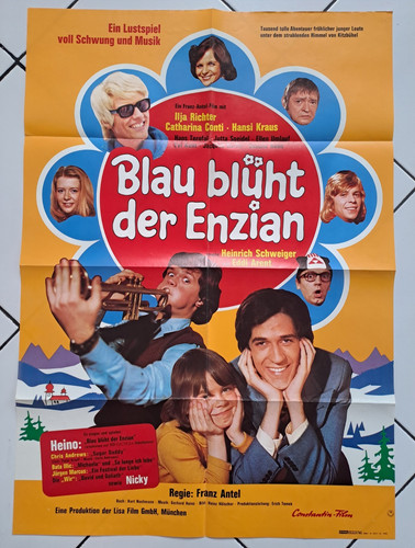 Blau blüht der enzian - blüht,