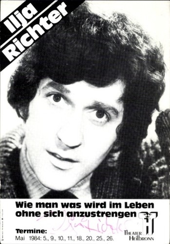 Schauspieler ilja richter - ak,